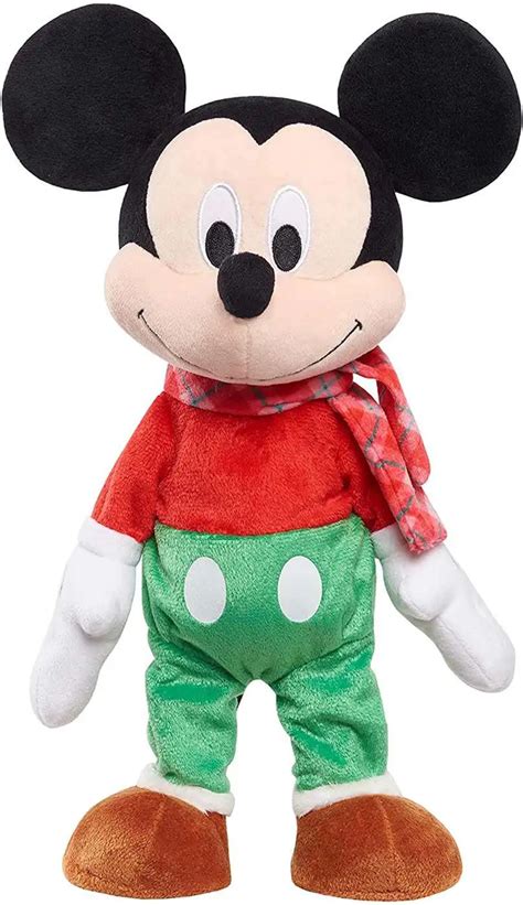 Disney Holiday Dancing Mickey 12 Plush with Sound Just Play - ToyWiz