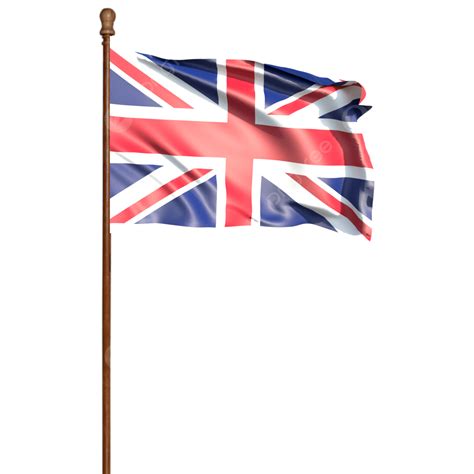 United Kingdom Flag With Pole, United Kingdom Flag Waving, United Kingdom Flag, United Kingdom ...