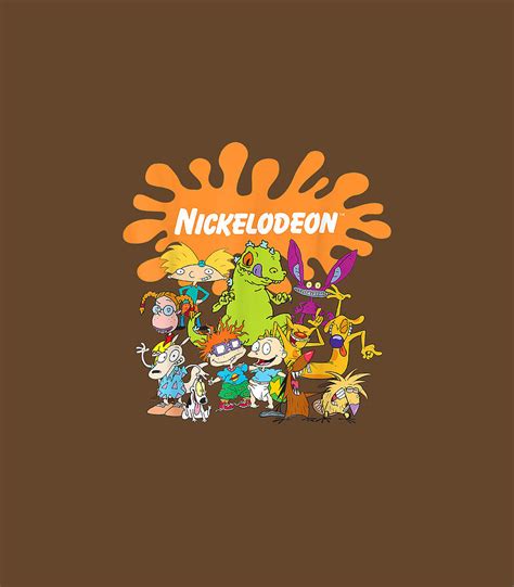 Nickelodeon Logo Characters Grouphot Graphic Digital Art by Joey Rahela - Fine Art America