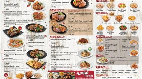 Kenny Rogers Roasters Singapore Menu Prices Updated 2024