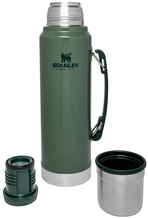 Stanley Classic Large 1.1 qt Stainless Steel Vacuum Insulated Thermos Bottle with Wide Mouth ...