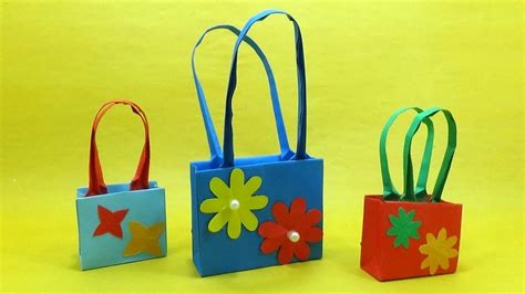 How to Make Well Design Paper Handbag - DIY Paper Bag Making Home - Handbag Making Instructions ...