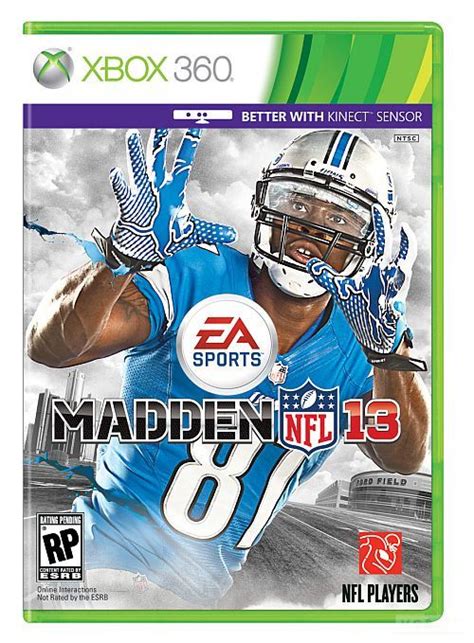 Here's your Madden 13 cover featuring Calvin Johnson | VG247