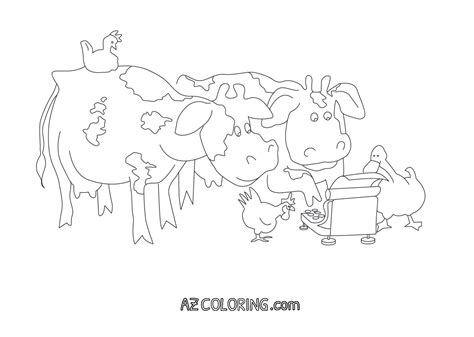 Click Clack Moo Cows That Type Coloring Pages - Coloring Home