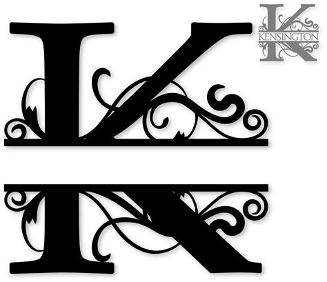 K Split Monogram SDS K Split Monogram [] - $0.99 : SVGAttic.com, Your ...