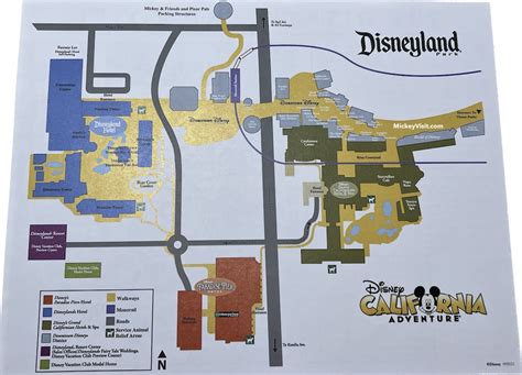 2024 Disneyland Hotel Map (Printable PDF) - Towers, Pools, Dining - Ultimate Disney Planning ...