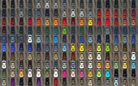 Vehicle Colors - RAGE Multiplayer Wiki