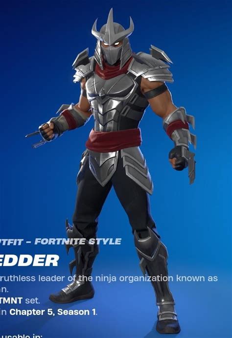 Splinter and Shredder skins in Fortnite : r/TMNT