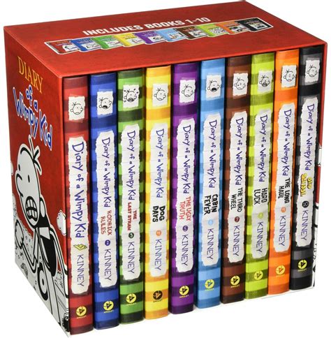 Diary of a Wimpy Kid Hardcover Books 1-10 Boxed Set Only $49.99 Shipped on Amazon