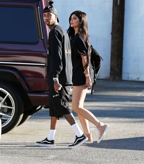 Kylie Jenner and Tyga at Kabuki Restaurant in Los Angeles 3/13/ 2017 • CelebMafia