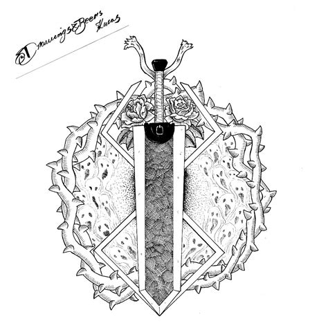 Guts sword "Dragon Slayer" tattoo design I did! : Berserk