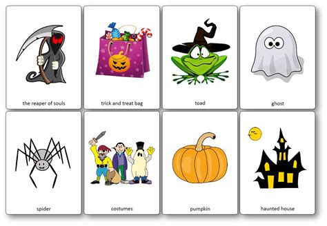 Halloween Flashcards - Free Printable Flashcards to Download