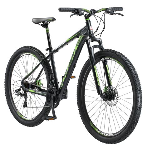 Schwinn Boundary Men's Mountain Bike, 29-inch wheels, 21 speeds, Dark Green and Black - Walmart ...