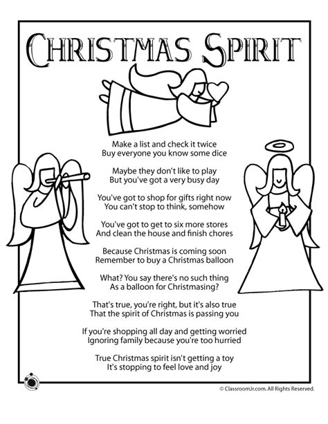 Christmas Spirit Kids Poem | Kids poems, Christmas poems, Funny christmas poems