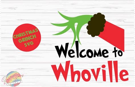 Welcome to Whoville SVG. Grinch SVG Christmas SVG | Etsy