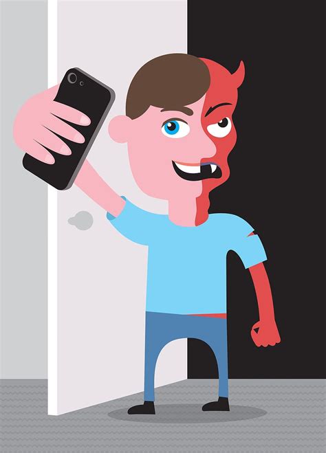 HD wallpaper: selfie, photo, devil, character, cartoon, good, bad, ugly, one person | Wallpaper ...