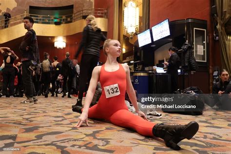 Dancers audition for the 2024 Rockettes at Radio City Music Hall on ...