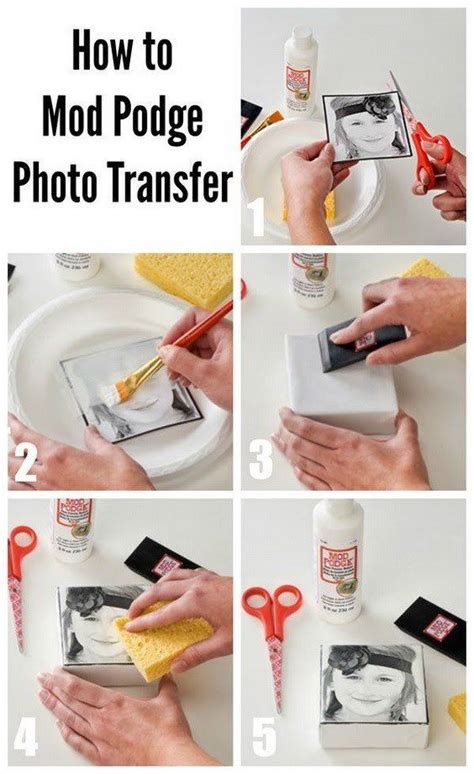 28 Creative Handmade Photo Crafts with Tutorials - For Creative Juice | Mod podge crafts, Mod ...