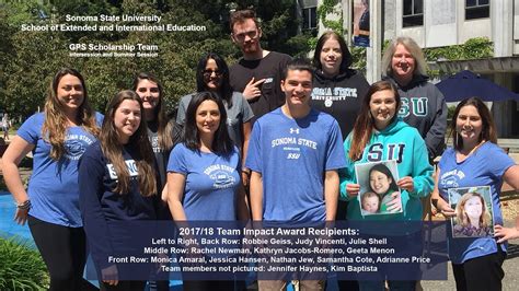 Team Impact Award Winners | SSU News