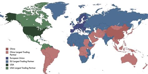 The largest trading partner between the E.U., U.S., and China - Vivid Maps