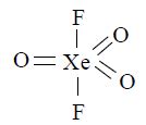 The shape and hybridisation of some xenon oxyfluorides are given ...