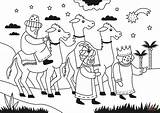 Desenho De Três Reis Magos Para Colorir  Desenhos E sketch template