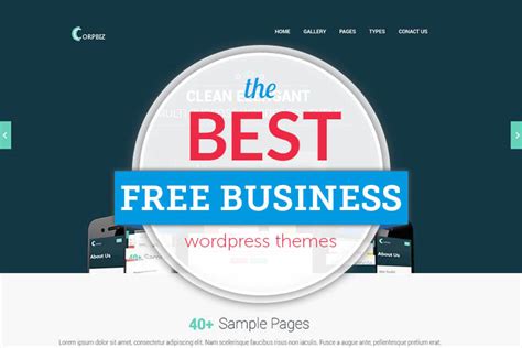 57+ Free Business WordPress Themes 2024