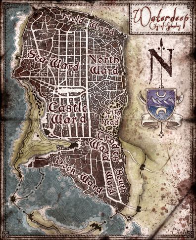 Waterdeep: City Map — Jared Blando