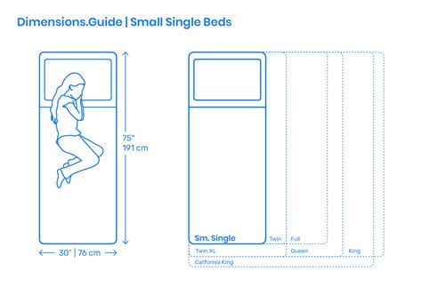 Small Single Bed | Small single bed, Bed measurements, Single bed