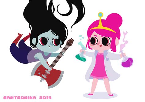 Marceline and Bubblegum on Behance