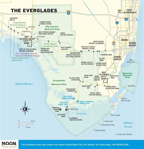 Planning A Trip To Everglades National Park | Florida | Everglades - Florida Everglades Map ...