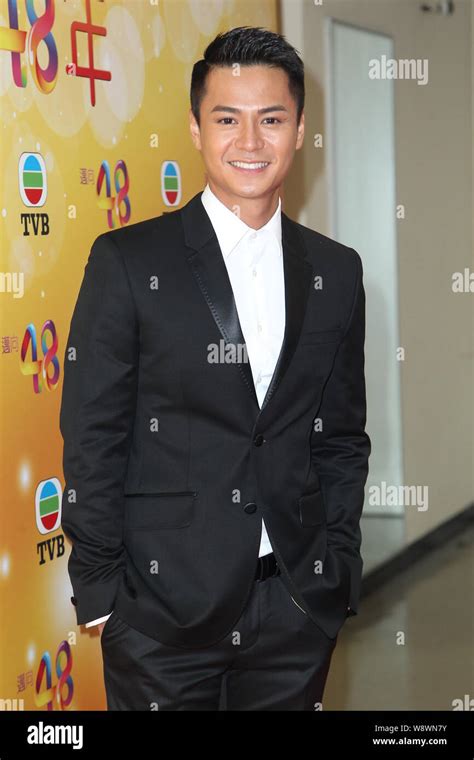 Hong Kong actor Law Chung-him poses as he arrives for a light-up ...