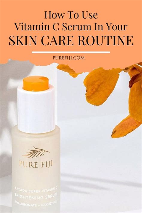 How To Use Vitamin C Serum In Your Skin Care Routine | Skin care producs, Skin care home ...