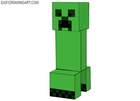 How to Draw Creeper | Easy Drawing Art