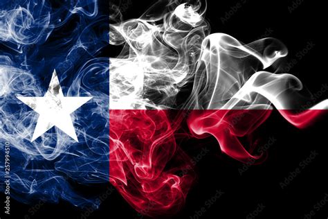 Texas state smoke flag, United States Of America Stock Illustration ...