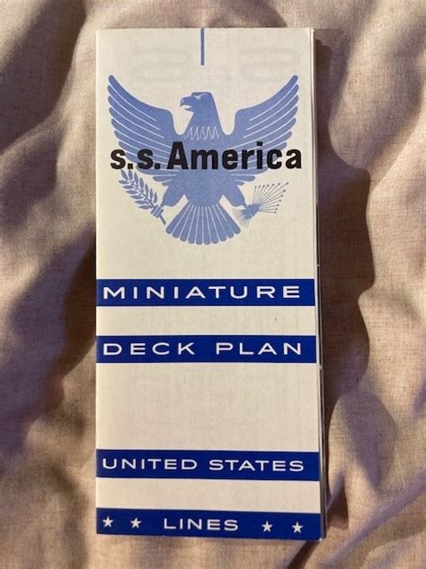 United States Lines: Mini SS America deck plan | The Grand Liner ...