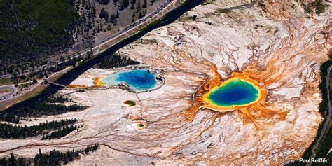 Grand Prismatic Spring - A Kaleidoscope of Yellowstone Colours From Above | Paul Reiffer ...