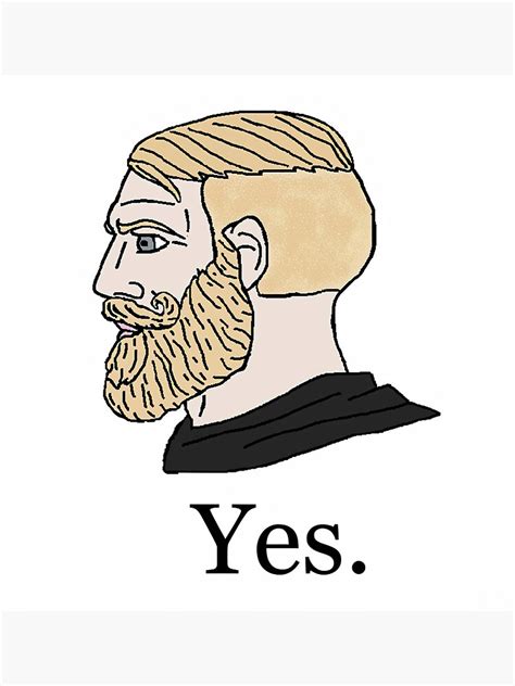 "Wojak Yes." Sticker by KulbyRobinson | Redbubble