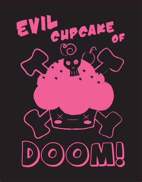 Evil Cupcake of Doom Pink by the-only-halo on DeviantArt