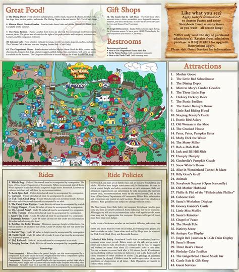 Storybook Land Park Map | Wonders of the world, Storybook, Disney magic ...