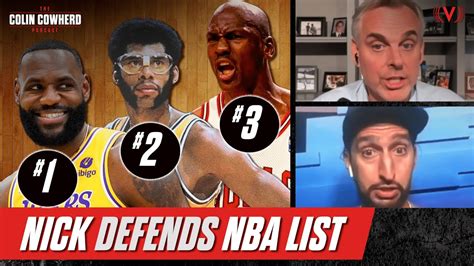 Nick Wright defends Michael Jordan behind LeBron & Kareem on NBA Top 50 list | Colin Cowherd ...