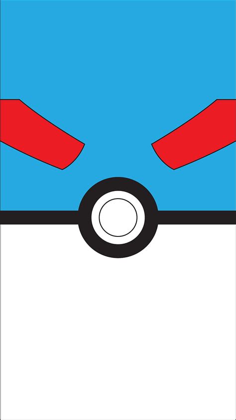 Great ball pokeball pokemon poke ball nintendo minimalist, pokemon ...