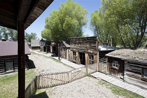 Nevada City Ghost Town Main Street - Montana Photograph by Daniel Hagerman