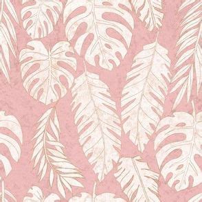 Colorful fabrics digitally printed by Spoonflower - Tropical leaf 2 ...