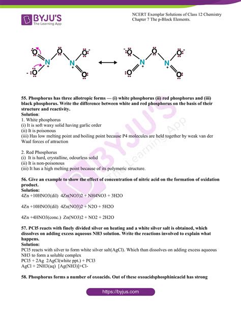 NCERT Exemplar Class 12 Chemistry Solutions Chapter 7 - The P Block Elements | Get Free PDF