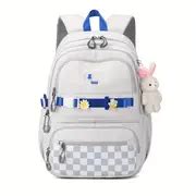 (random Pendant Badge) Girls Junior High School Backpack - Temu