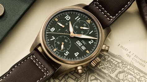 IWC Pilot's Watch Chronograph Spitfire Bronze | aBlogtoWatch