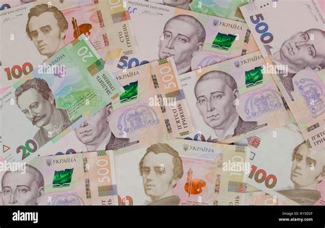 new Banknotes Ukrainian Hryvnia. Ukrainian Banknotes Stock Photo - Alamy