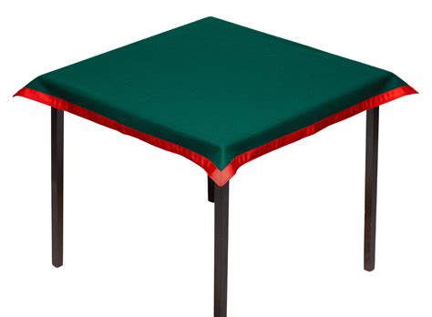 Poker Bridge Gaming Card Tablecloth British Made Baize 36" Square Green ...