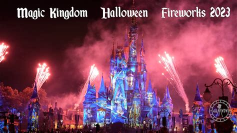 Disney's Not-So-Spooky Spectacular 2023 Fireworks in 4K | Magic Kingdom ...